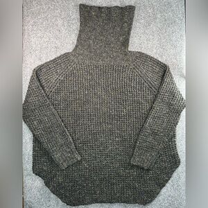 Free People Dark Gray Turtle Neck Sweater Women's Size M